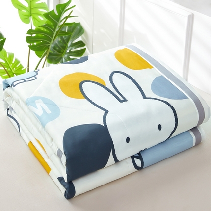 91家纺网 家纺一手货源 找家纺 总 黛妮雅2025卡通米菲兔正版授权全棉夏凉被(提供买家秀）