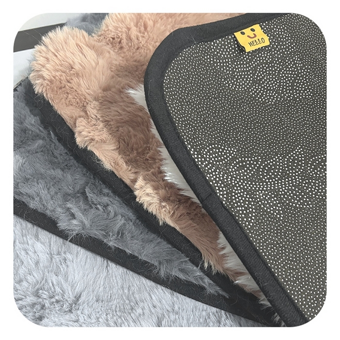 91家纺网 家纺一手货源 找家纺 （总）芙宁娜 2024新款兔毛绒冬季保暖坐垫办公室久坐椅垫家用餐椅垫沙发垫车载坐垫