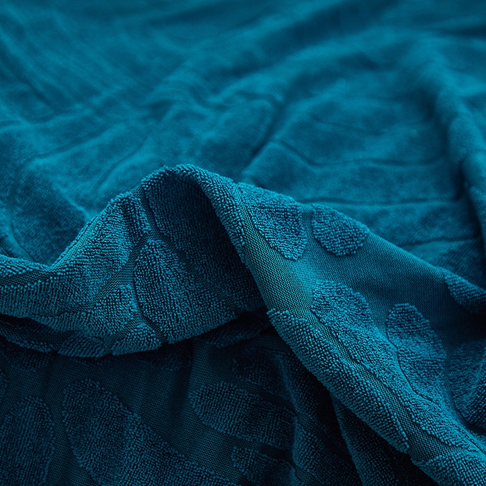 91家纺网 家纺一手货源 找家纺 共鸣沙发套 2024新款臻品提花系列懒人沙发套（织叶花系） 织叶杉绿