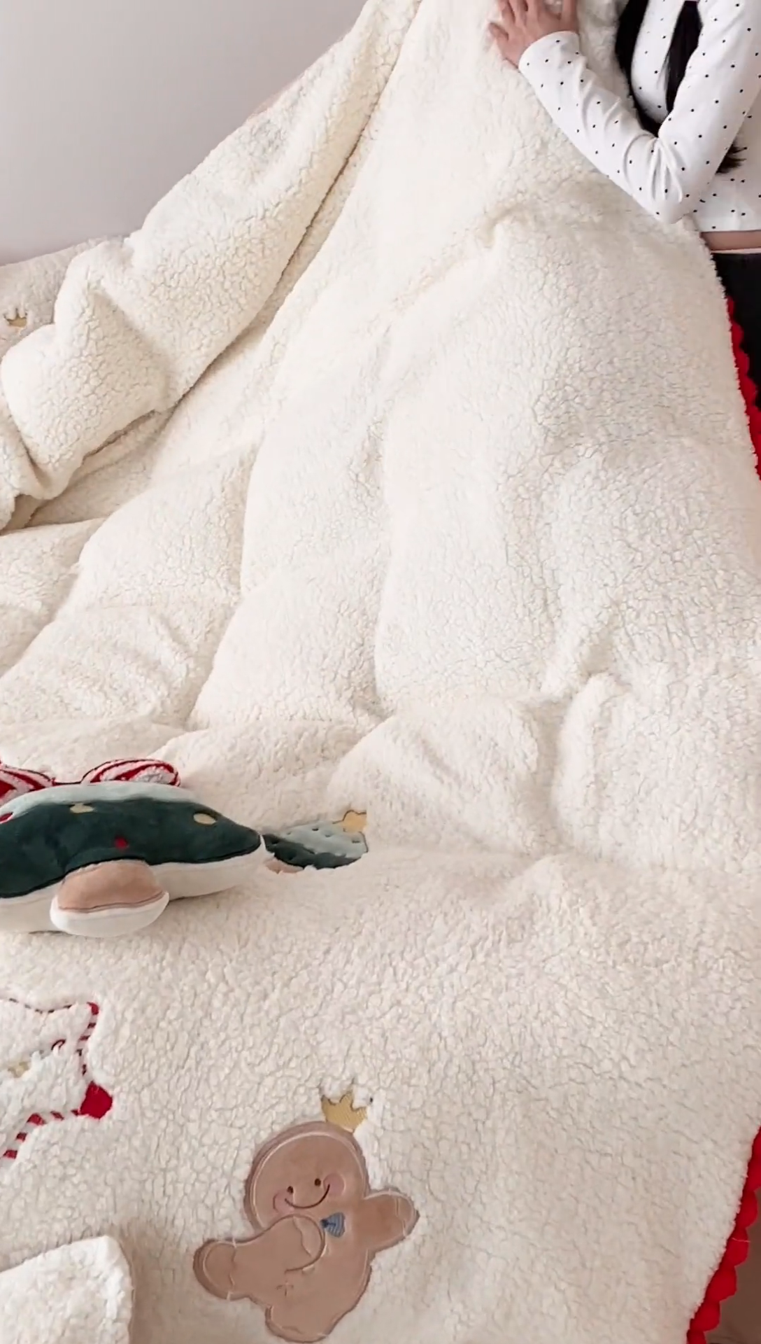 91家纺网 家纺一手货源 找家纺 （总）MIU缪家居 2024新款羊羔绒牛奶绒四件套-跳跳糖