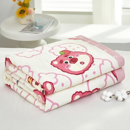 91家纺网 家纺一手货源 找家纺 （总）黛妮雅2025新款里外全棉100%新疆棉花被夏被四件套