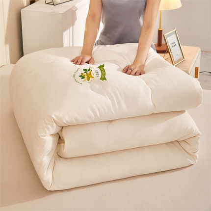 91家纺网 家纺一手货源 找家纺 黛妮雅 2025母婴级云锦棉婚庆被子冬被春秋被芯