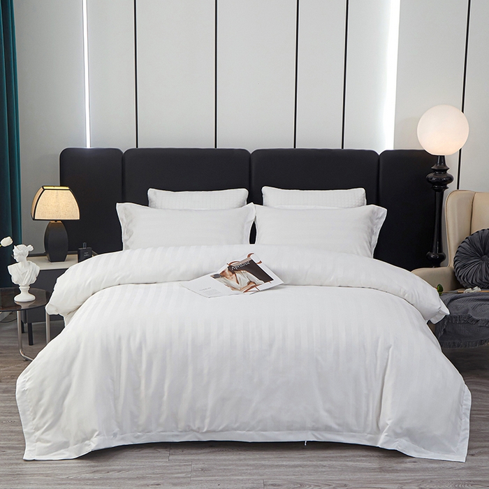 91家纺网 家纺一手货源 找家纺 （总）中乾酒店布草工厂店 2024新款加厚磨毛120克涤纶面料酒店舒适四件套