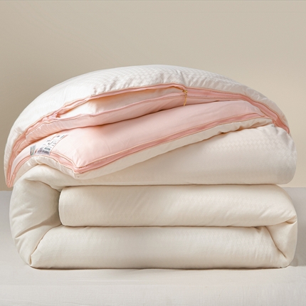 91家纺网 家纺一手货源 找家纺 （总）（买家秀爆款不断货）A类母婴级无染针织双拼纯色大豆被子春秋冬被大豆纤维被子被芯大豆被子大豆提花子母被