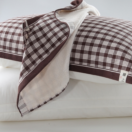 91家纺网 家纺一手货源 找家纺 （总）（买家秀爆款花型不断货）A类抗菌母婴级全棉纯棉三层纱多功能枕巾多层纱布纱巾宽边枕巾无印风毛圈纱布枕巾