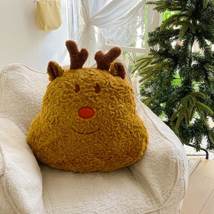 91家纺网 家纺一手货源 找家纺 （总）希诺家居 2024新款海藻绒圣诞抱枕