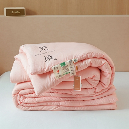 （买家秀 不断货）A类母婴级本白华夫格无染大豆被子针织大豆被子春秋被秋冬被大豆纤维被子被芯原棉大豆被 展示图5