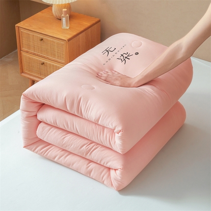 91家纺网 家纺一手货源 找家纺 （总）（买家秀 不断货）A类母婴级本白华夫格无染大豆被子针织大豆被子春秋被秋冬被大豆纤维被子被芯原棉大豆被