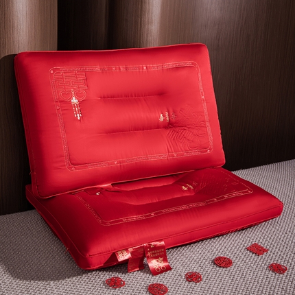 91家纺网 家纺一手货源 找家纺 （总）珠帘双喜枕