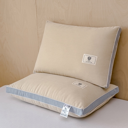 91家纺网 家纺一手货源 找家纺 2024新款灯芯绒护颈按摩枕  枕头枕芯48*74cm/只山灰