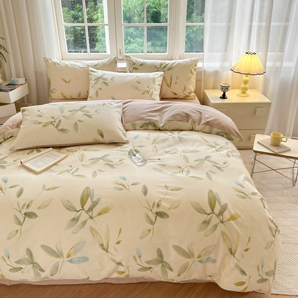 91家纺网 家纺一手货源 找家纺 （总）（优质买家秀 热卖不断货）A类母婴级纯棉全棉磨毛四件套全棉纯棉全棉磨毛四件套百分百纯棉全棉磨毛四件套