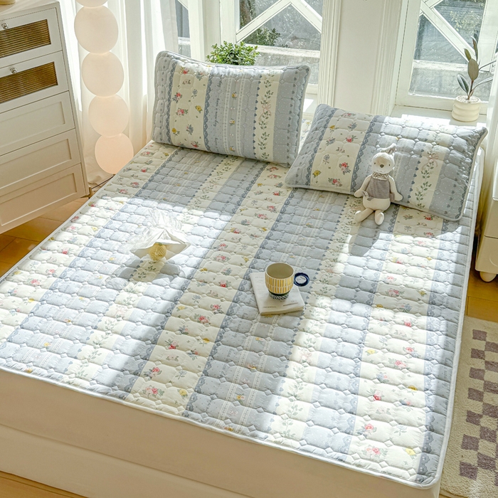 91家纺网 家纺一手货源 找家纺 萌飞 2024新款全棉棉花床垫 安暖入夏