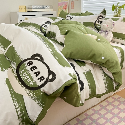 91家纺网 家纺一手货源 找家纺 （总）（优质买家秀热卖不断货）A类母婴级卡通花卉儿童纯棉全棉被套三件套全棉纯棉被套三件套纯棉全棉被套四件套