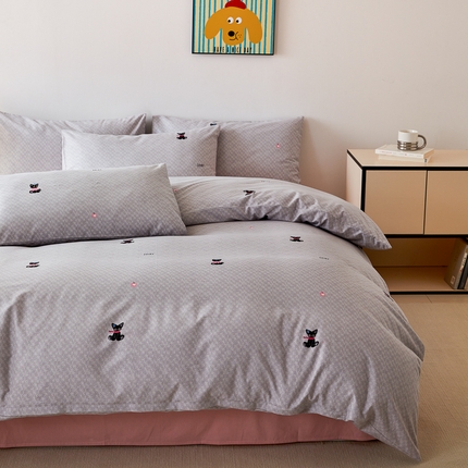 91家纺网 家纺一手货源 找家纺 （总）（优质买家秀 热卖不断货）A类母婴级纯棉全棉磨毛四件套全棉纯棉全棉磨毛四件套百分百纯棉全棉磨毛四件套