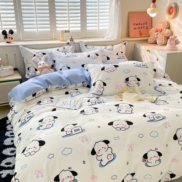 91家纺网 家纺一手货源 找家纺 A类母婴级卡通花卉儿童纯棉全棉四件套全棉纯棉全棉四件套百分百纯棉全棉四件套 超越梦想