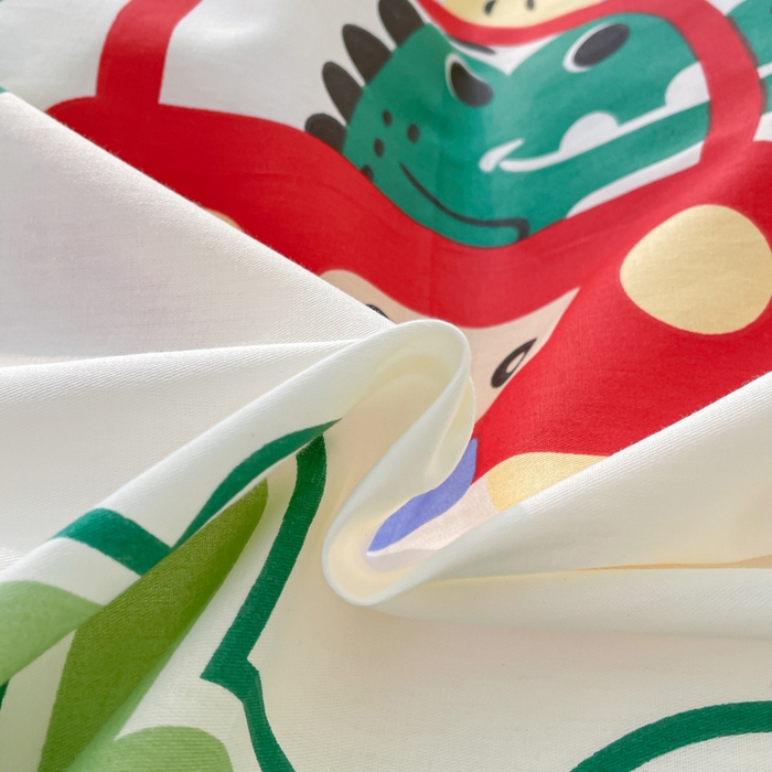 91家纺网 家纺一手货源 找家纺 A类母婴级卡通花卉儿童纯棉全棉四件套全棉纯棉全棉四件套百分百纯棉全棉四件套 小鳄鱼日记