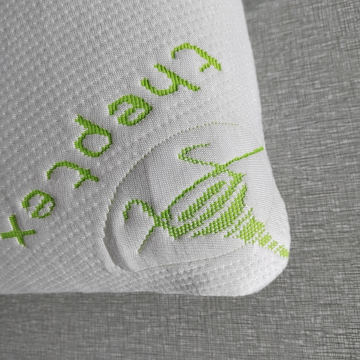 91家纺网 家纺一手货源 找家纺 （总）芯丝路枕业 2024新款提花针织空气层零压力深睡眠护颈枕