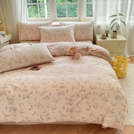 91家纺网 家纺一手货源 找家纺 （总）（优质买家秀 热卖不断货）A类母婴级纯棉全棉磨毛四件套全棉纯棉全棉磨毛四件套百分百纯棉全棉磨毛四件套