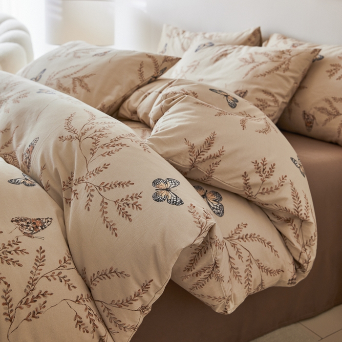 91家纺网 家纺一手货源 找家纺 （优质买家秀 热卖不断货）A类母婴级纯棉全棉磨毛四件套全棉纯棉全棉磨毛四件套百分百纯棉全棉磨毛四件套 沐梦