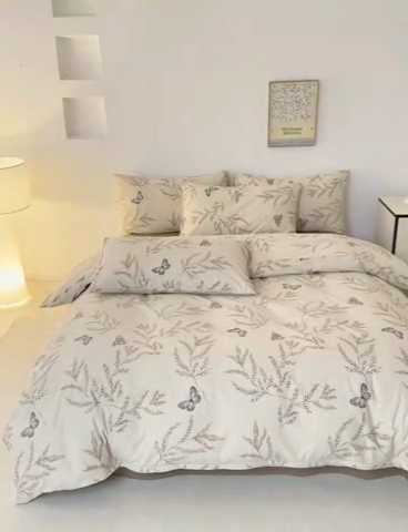 91家纺网 家纺一手货源 找家纺 （优质买家秀 热卖不断货）A类母婴级纯棉全棉磨毛四件套全棉纯棉全棉磨毛四件套百分百纯棉全棉磨毛四件套 沐梦