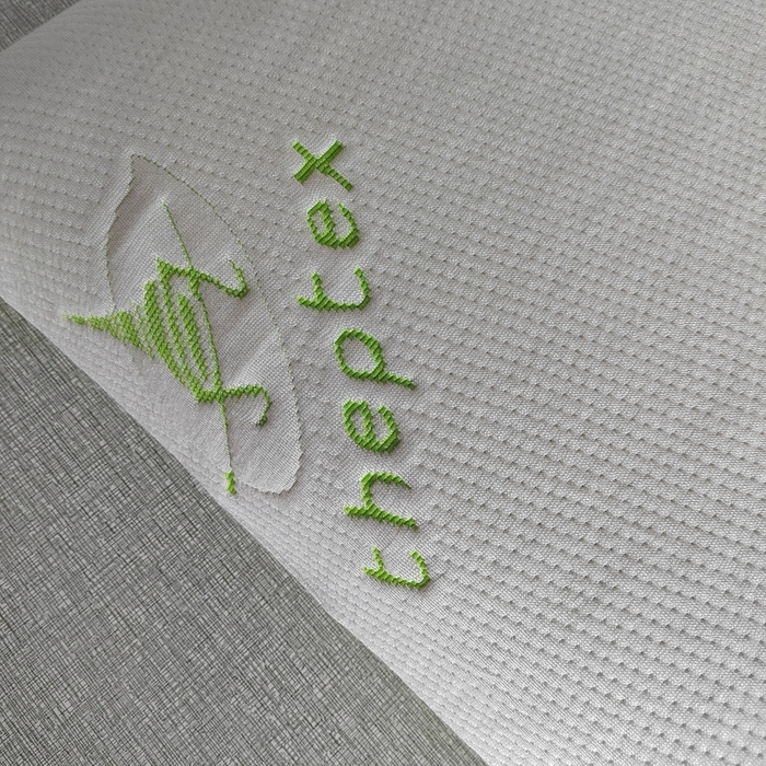 91家纺网 家纺一手货源 找家纺 （总）芯丝路枕业 2024新款提花针织空气层零压力深睡眠护颈枕