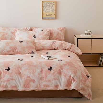 91家纺网 家纺一手货源 找家纺 （总）（优质买家秀 热卖不断货）A类母婴级纯棉全棉磨毛四件套全棉纯棉全棉磨毛四件套百分百纯棉全棉磨毛四件套