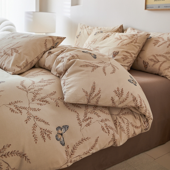 91家纺网 家纺一手货源 找家纺 （优质买家秀 热卖不断货）A类母婴级纯棉全棉磨毛四件套全棉纯棉全棉磨毛四件套百分百纯棉全棉磨毛四件套 沐梦