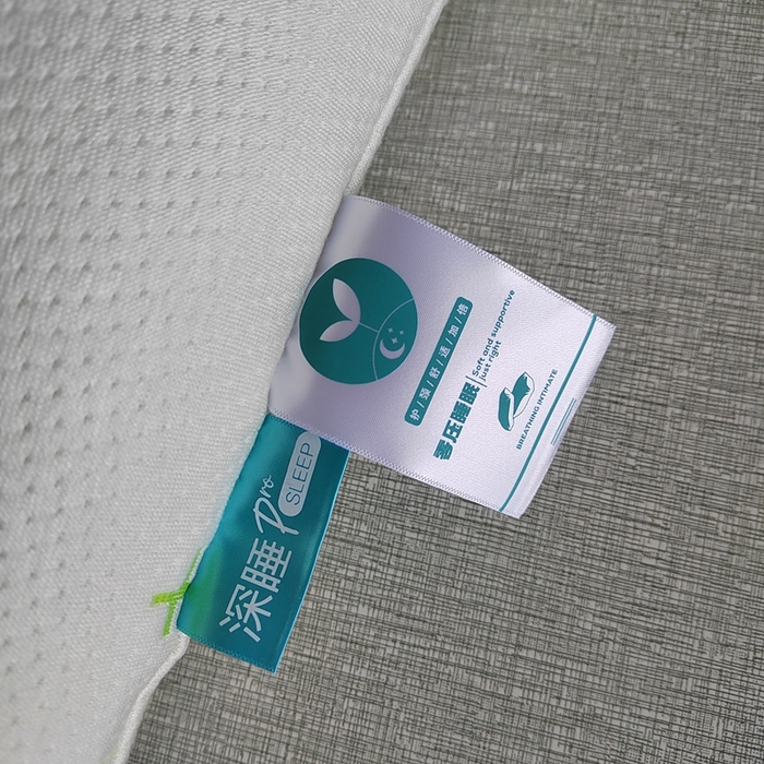 91家纺网 家纺一手货源 找家纺 （总）芯丝路枕业 2024新款提花针织空气层零压力深睡眠护颈枕