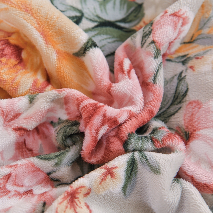 91家纺网 家纺一手货源 找家纺 （买家秀 爆款不断货）A类母婴级双层蕾丝花边床裙床盖三件套牛奶绒床盖三件套萱花绒床护垫牛奶绒床褥卡通 花边-繁花似锦