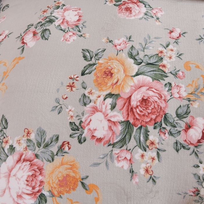 91家纺网 家纺一手货源 找家纺 （买家秀 爆款不断货）A类母婴级双层蕾丝花边床裙床盖三件套牛奶绒床盖三件套萱花绒床护垫牛奶绒床褥卡通 花边-繁花似锦