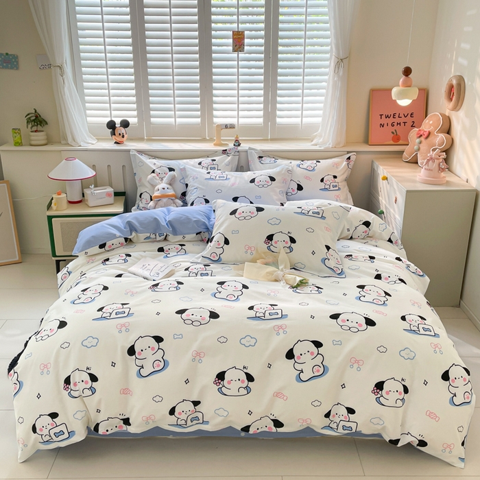 91家纺网 家纺一手货源 找家纺 A类母婴级卡通花卉儿童纯棉全棉四件套全棉纯棉全棉四件套百分百纯棉全棉四件套 超越梦想