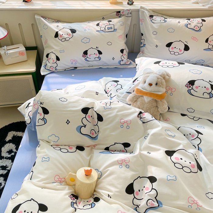 91家纺网 家纺一手货源 找家纺 A类母婴级卡通花卉儿童纯棉全棉四件套全棉纯棉全棉四件套百分百纯棉全棉四件套 超越梦想