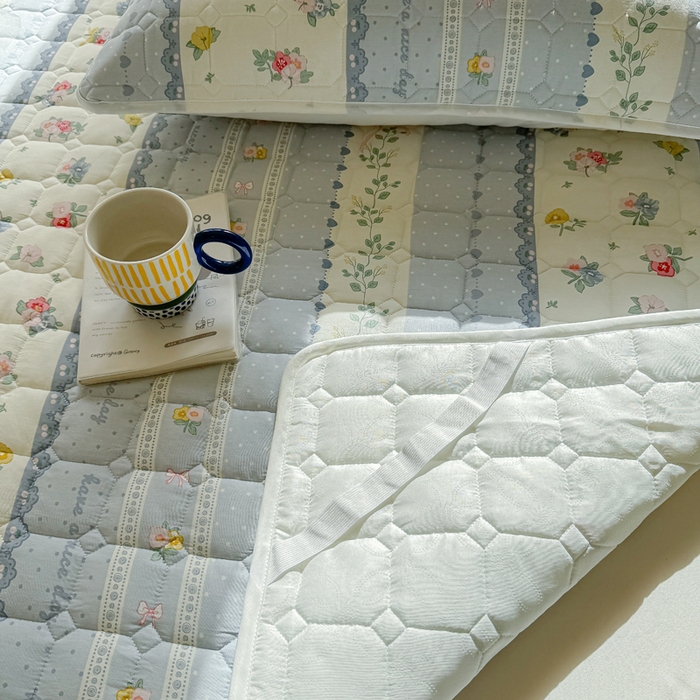 91家纺网 家纺一手货源 找家纺 萌飞 2024新款全棉棉花床垫 安暖入夏