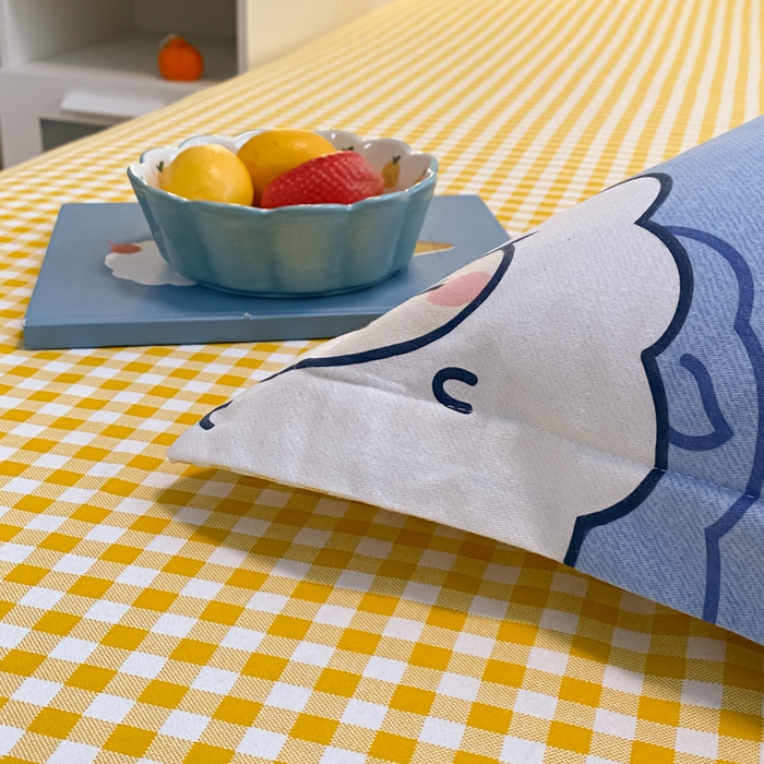 91家纺网 家纺一手货源 找家纺 （优质买家秀 热卖不断货）A类母婴级纯棉全棉磨毛四件套全棉纯棉全棉磨毛四件套百分百纯棉全棉磨毛四件套 快乐羊