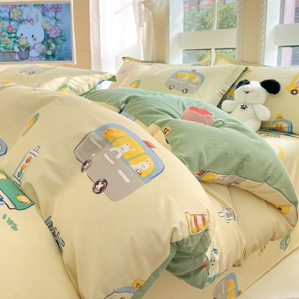 91家纺网 家纺一手货源 找家纺 （总）莱通家纺 2025春夏新款12868印花四件套