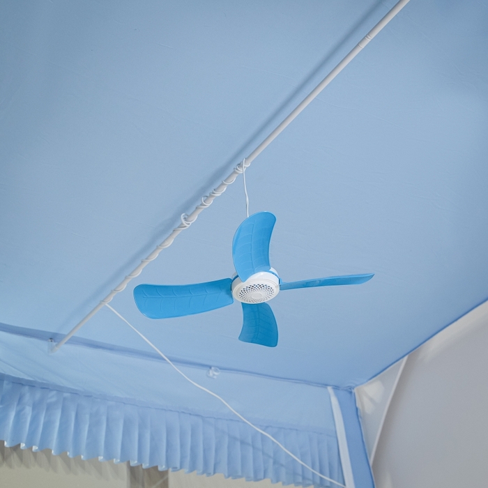 91家纺网 家纺一手货源 找家纺 2025新款A类遮光防尘顶外穿杆蚊帐 遇见天兰