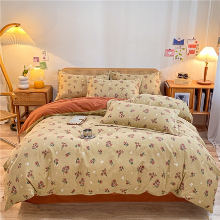 91家纺网 家纺一手货源 找家纺 （优质买家秀 热卖不断货）卡通A类母婴级纯棉全棉磨毛被套三件套全棉纯棉磨毛被套三件套纯棉全棉磨毛被套 洛汀