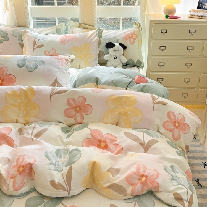 91家纺网 家纺一手货源 找家纺 （总）莱通家纺 2025春夏新款12868印花四件套