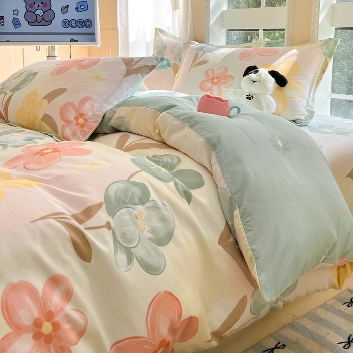 91家纺网 家纺一手货源 找家纺 （总）莱通家纺 2025春夏新款12868印花四件套