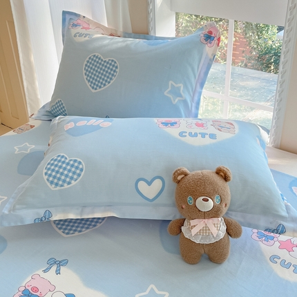 91家纺网 家纺一手货源 找家纺 （总）莱通家纺 2025春夏新款12868印花单枕套