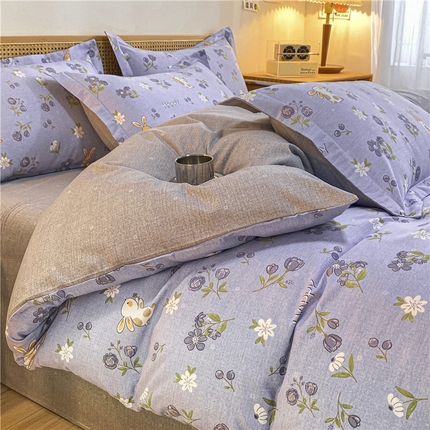 91家纺网 家纺一手货源 找家纺 （总）（优质买家秀 热卖不断货）A类母婴级纯棉全棉磨毛四件套全棉纯棉全棉磨毛四件套百分百纯棉全棉磨毛四件套