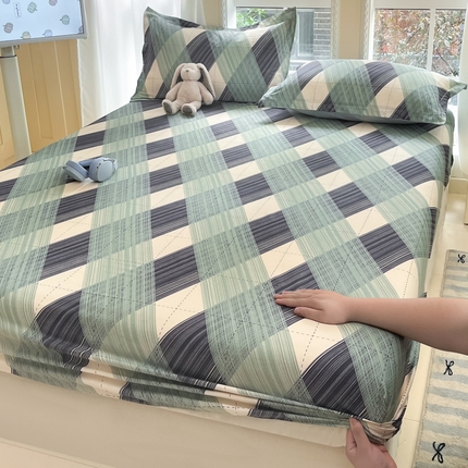 91家纺网 家纺一手货源 找家纺 （总）莱通家纺 2025春夏新款12868印花单床笠（预留缩水±5公分，商家提供买家秀）