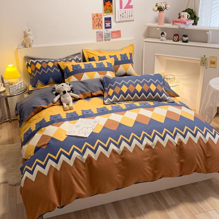 91家纺网 家纺一手货源 找家纺 （优质买家秀 热卖不断货）A类母婴级纯棉全棉磨毛四件套全棉纯棉全棉磨毛四件套百分百纯棉全棉磨毛四件套 卡曼