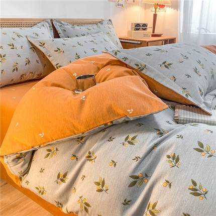 91家纺网 家纺一手货源 找家纺 （总）（优质买家秀 热卖不断货）A类母婴级纯棉全棉磨毛四件套全棉纯棉全棉磨毛四件套百分百纯棉全棉磨毛四件套