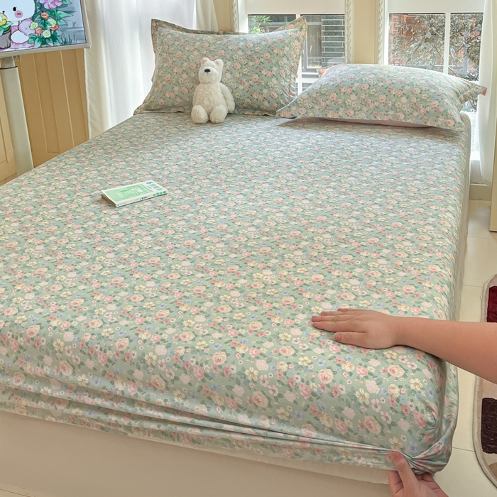 91家纺网 家纺一手货源 找家纺 莱通家纺 2025春夏新款12868印花单床笠（预留缩水±5公分，商家提供买家秀） 柏林梦境