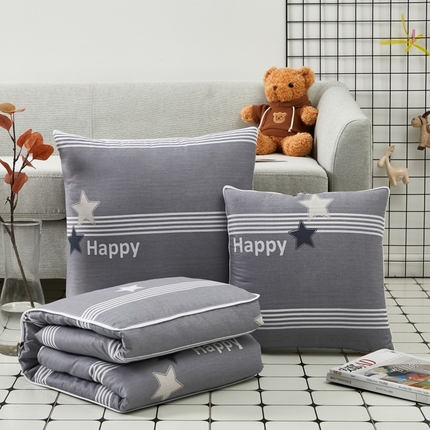 91家纺网 家纺一手货源 找家纺 雷人家纺 2021新款全棉抱枕被 星晴