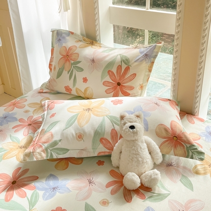 91家纺网 家纺一手货源 找家纺 （总）莱通家纺 2025春夏新款12868印花单枕套