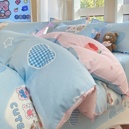 91家纺网 家纺一手货源 找家纺 （总）莱通家纺 2025春夏新款12868印花四件套