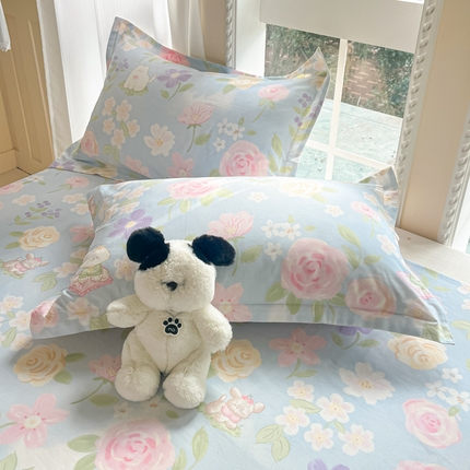 91家纺网 家纺一手货源 找家纺 （总）莱通家纺 2025春夏新款12868印花单枕套