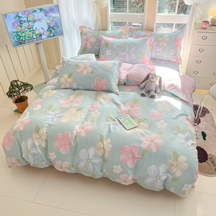 91家纺网 家纺一手货源 找家纺 莱通家纺 2025春夏新款12868印花单被套（预留缩水±5公分，商家提供买家秀） 安可